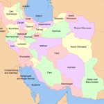 Iran's 31 Provinces & Capitals Map of Iran with province names